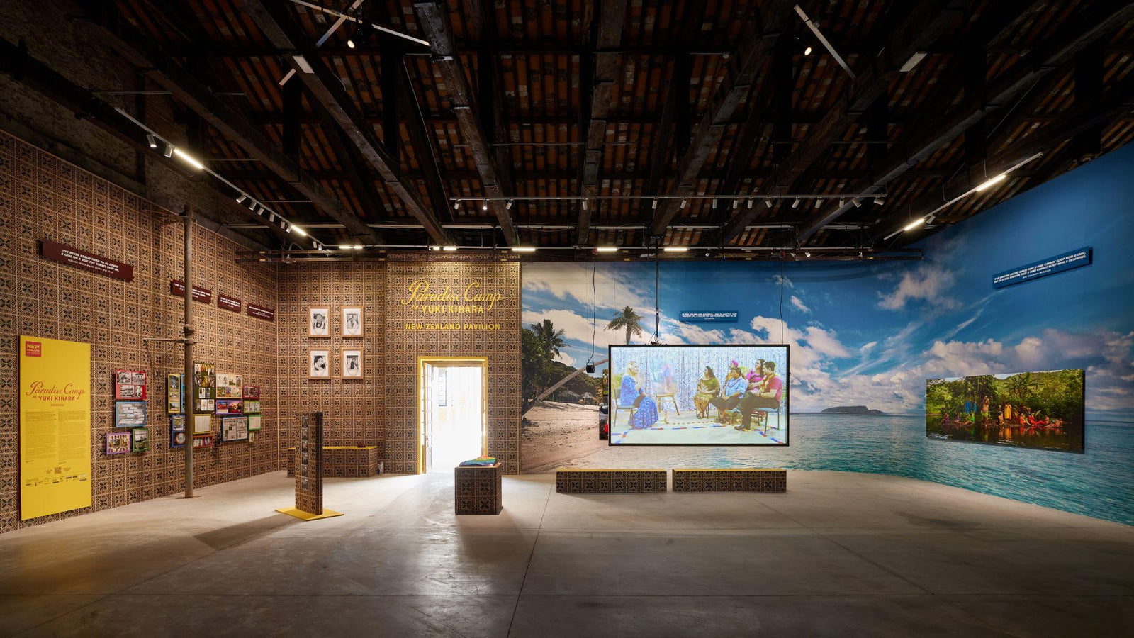 Paradise Camp at the Aotearoa/New Zealand Pavilion of the 59th Venice Biennale