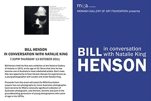 Bill Henson in conversation with Natalie King