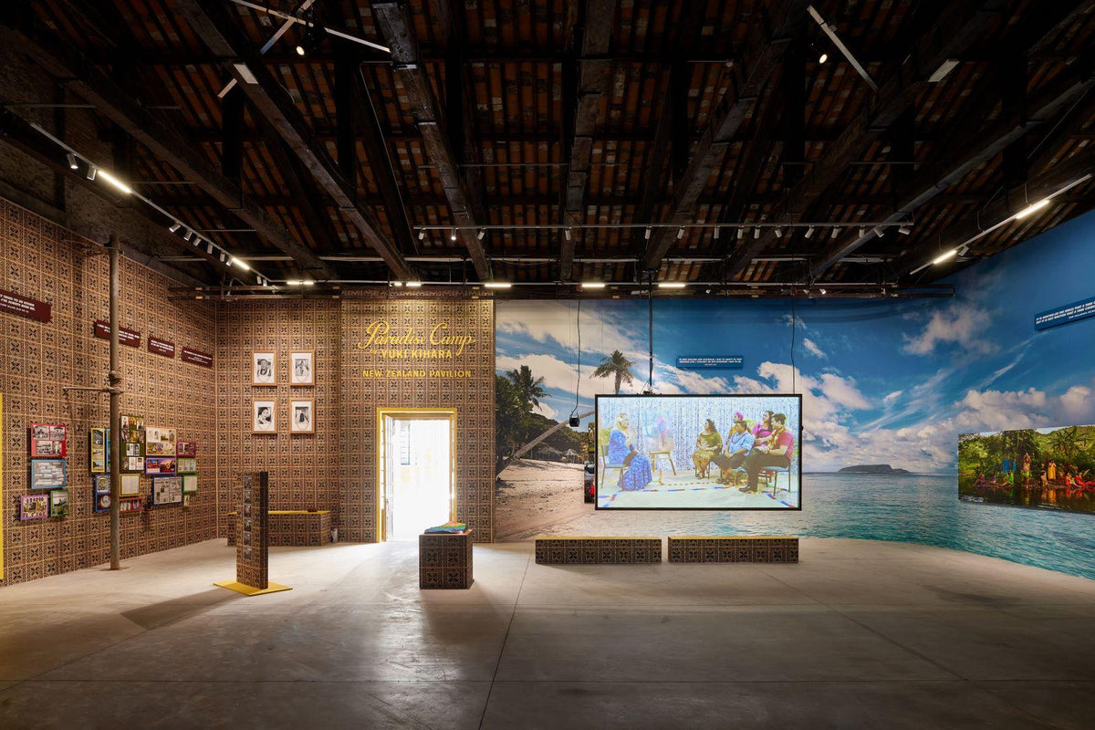 Paradise Camp at the Aotearoa/New Zealand Pavilion of the 59th Venice Biennale